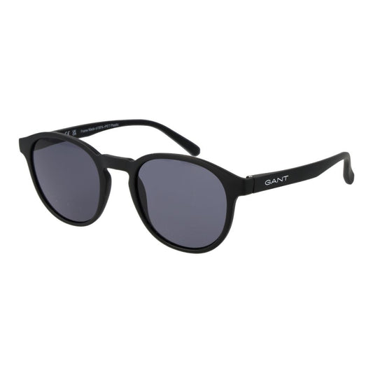 Black Stainless Steel Sunglasses