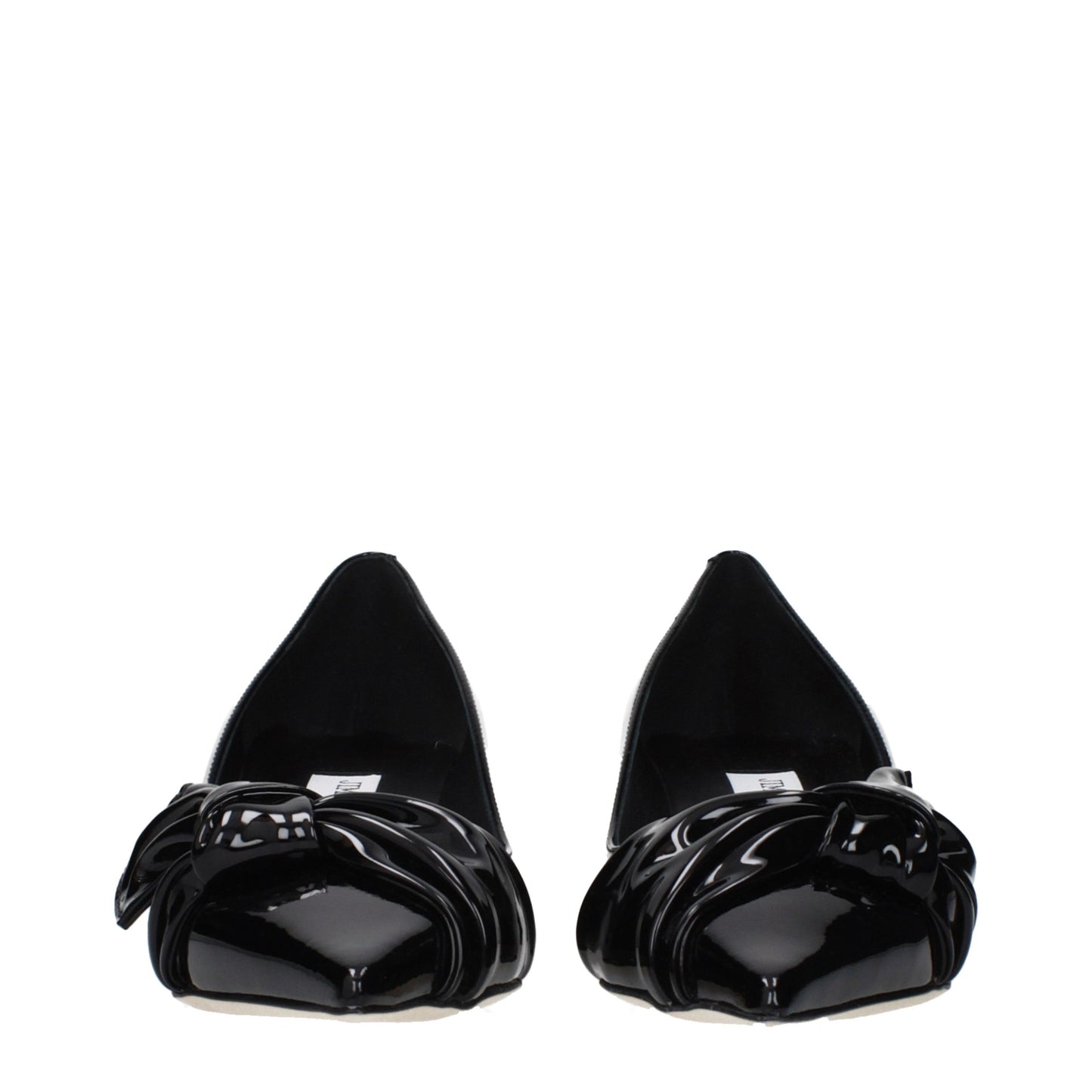 Black Leather Pumps