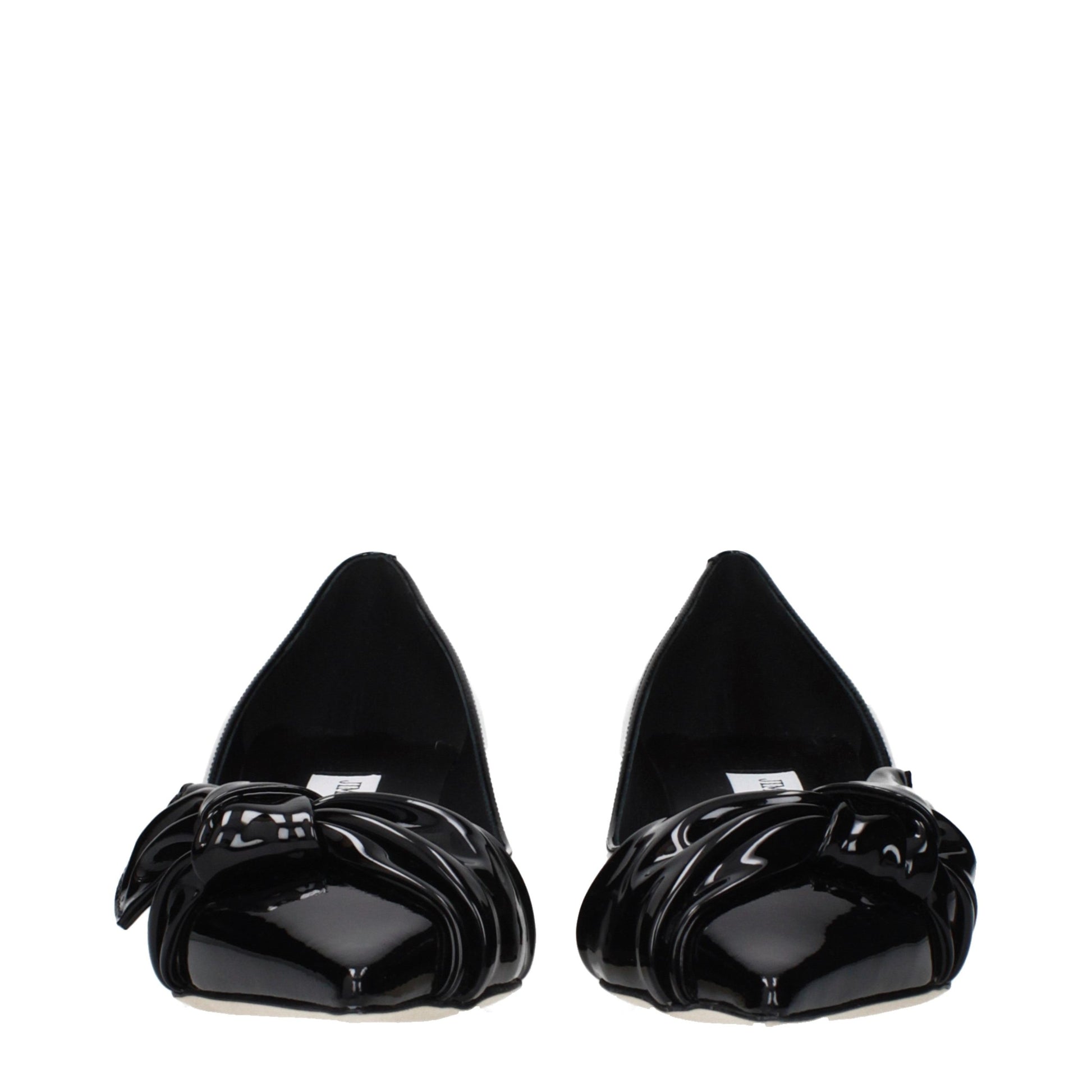 Black Leather Pumps