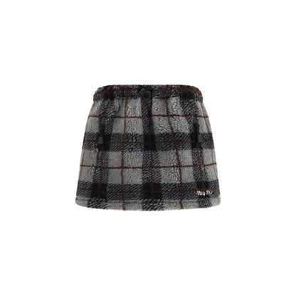 Multicolor Nylon Mini Skirt