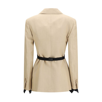 Beige Linen Coat