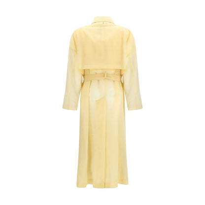 Beige Nylon Coat