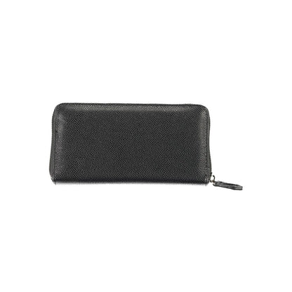 Black Polyurethane Women Wallet
