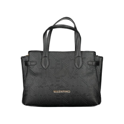 Black Polyurethane Women's Bag