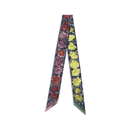 Multicolor Silk Foulard