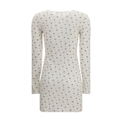 White Cotton Casual Dress