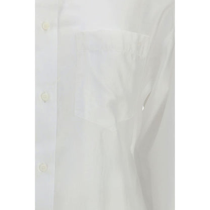 White Lyocell Dress Shirt