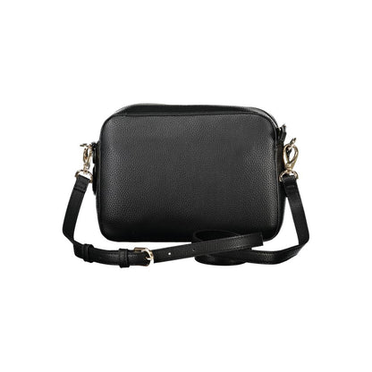 Black Polyurethane Women's Bag