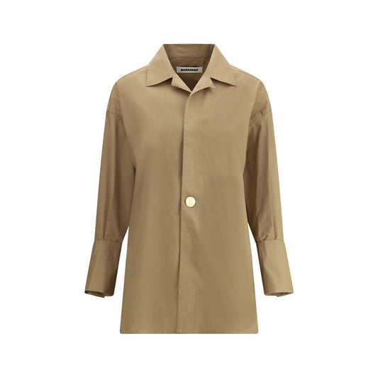 Brown Cotton Shirt