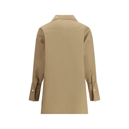 Brown Cotton Shirt