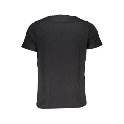Black Cotton Men's T-Shirt