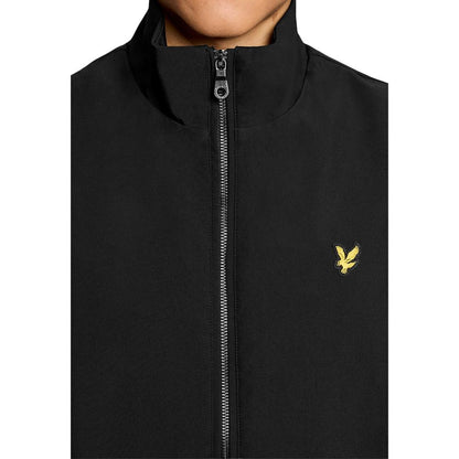 Black Polyester Sleeveless Jacket
