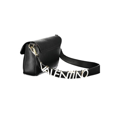 Black Polyurethane Women Handbag