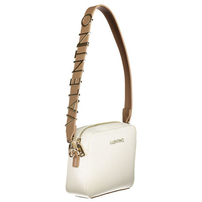 White Polyurethane Women Handbag