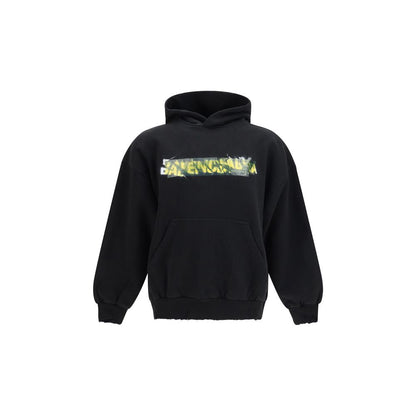 Black Cotton Sweatshirt