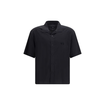 Black Polyester Shortsleeve Shirt