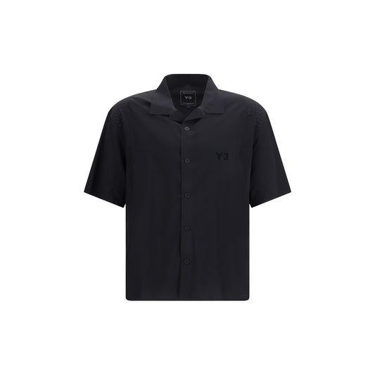 Black Polyester Shortsleeve Shirt