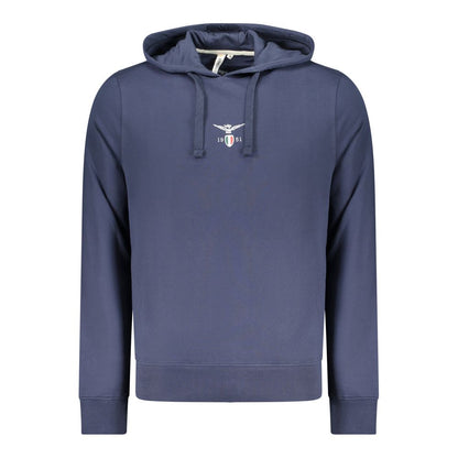 Blue Cotton Men's Hoodie
