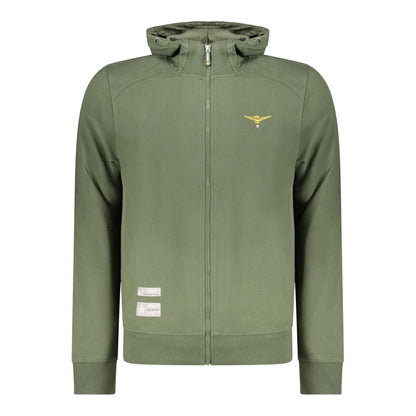 Blue Cotton Mens Hoodie