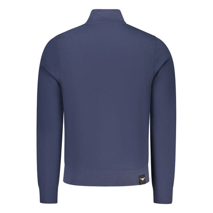 Blue Cotton Men's Sweatshirt