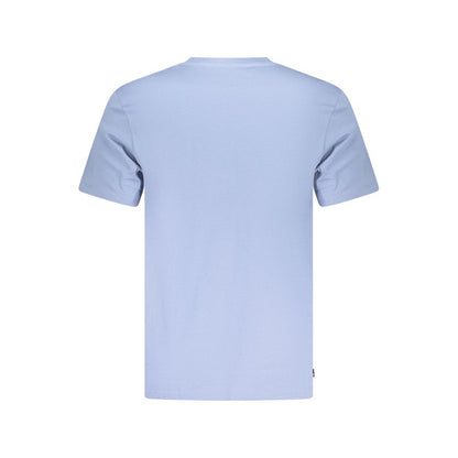Blue Cotton Men's T-Shirt