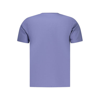 Blu Cotton Men T-Shirt
