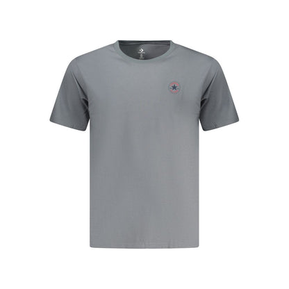 Gray Cotton Men's T-Shirt