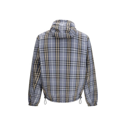 Blue Polyester Shell Jacket