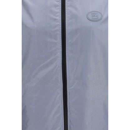 Blue Polyester Shell Jacket