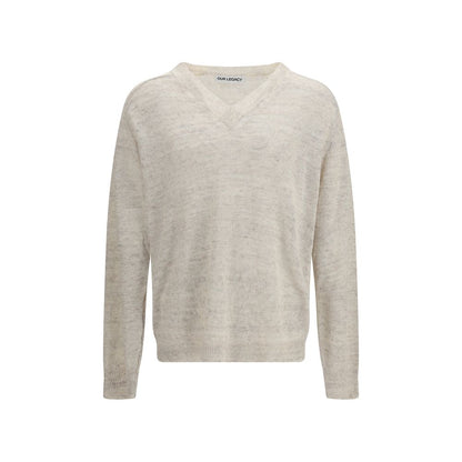 Beige Linen Sweatshirt