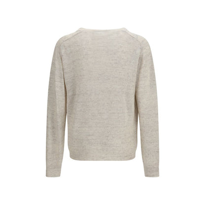 Beige Linen Sweatshirt