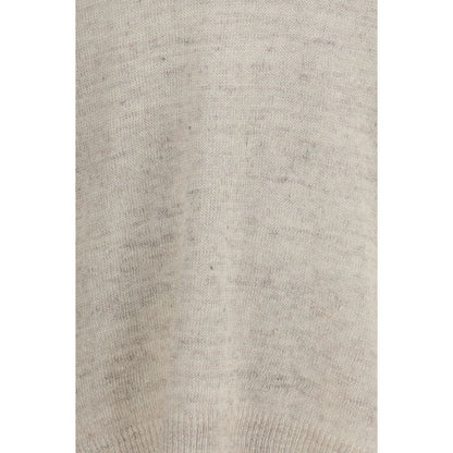 Beige Linen Sweatshirt