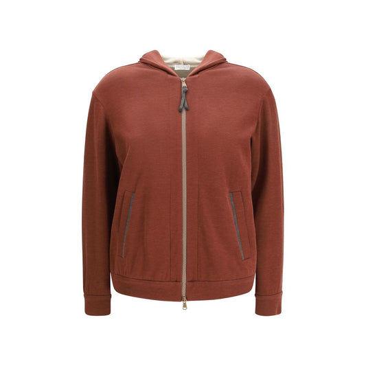 Bordeaux Silk Sweatshirt