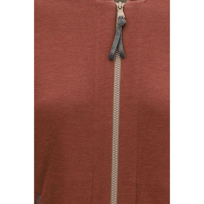 Bordeaux Silk Sweatshirt