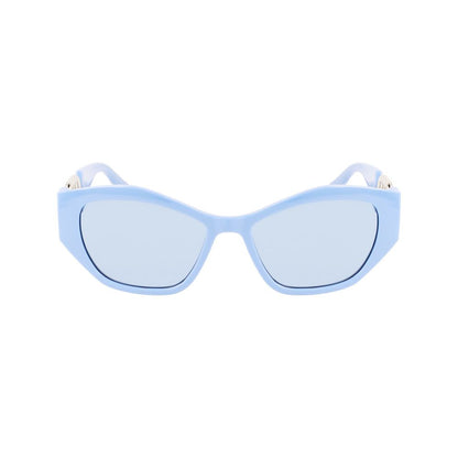 Blue Injected Sunglasses