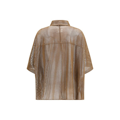 Brown Denim Shirt
