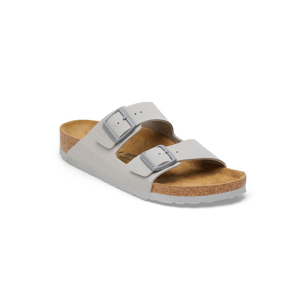 Gray Viscose Flat Sandals