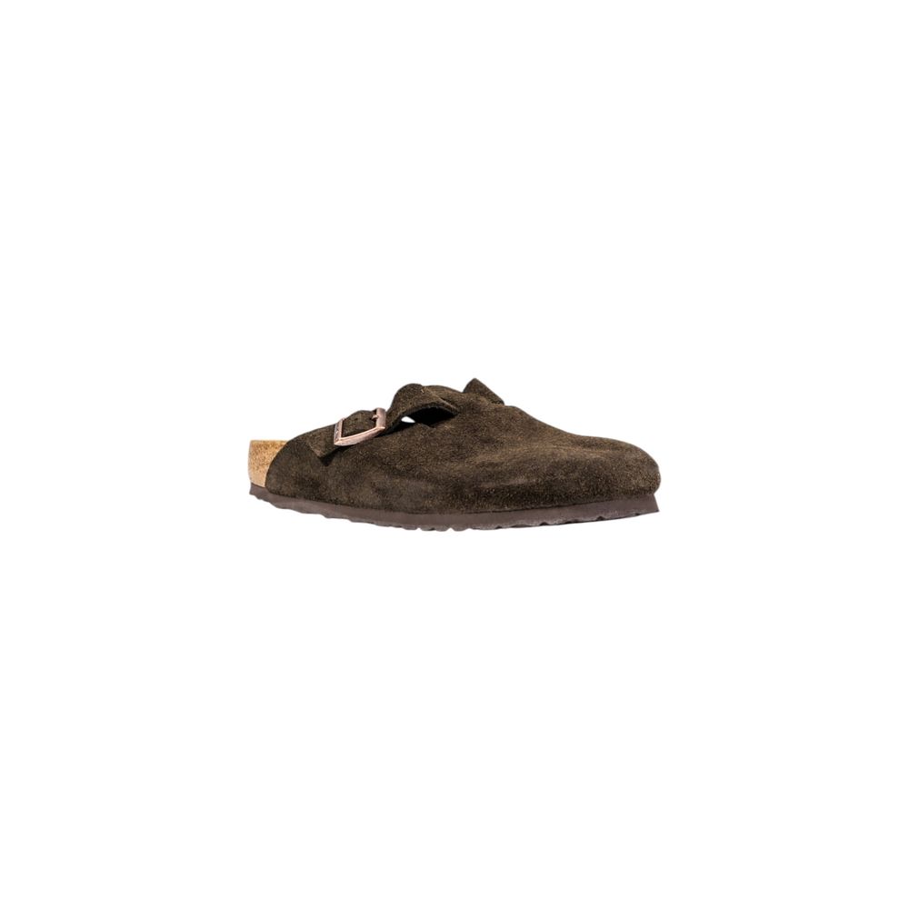 Brown Suede Leather Slippers