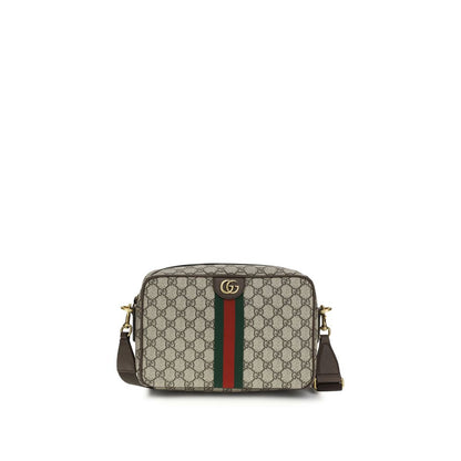 Beige Fabric Shoulder Bag
