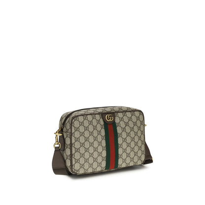 Beige Fabric Shoulder Bag