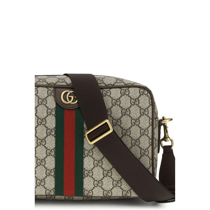 Beige Fabric Shoulder Bag