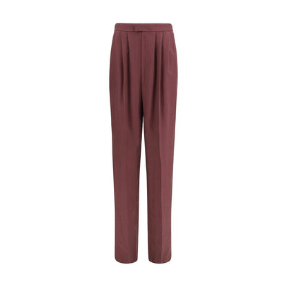 Purple Silk Dress Pants