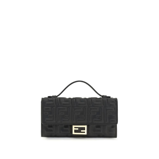 Black Calf Leather Bos Taurus Shoulder Bag