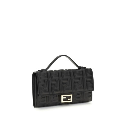 Black Calf Leather Bos Taurus Shoulder Bag