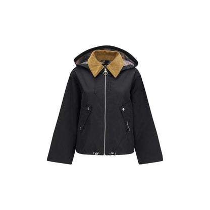 Black Polyester Shell Jacket