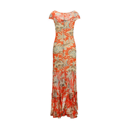 Multicolor Polyamide Casual Dress