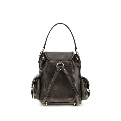 Brown Calf Leather Bos Taurus Backpack