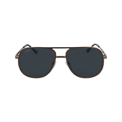 Brown Metal Sunglasses