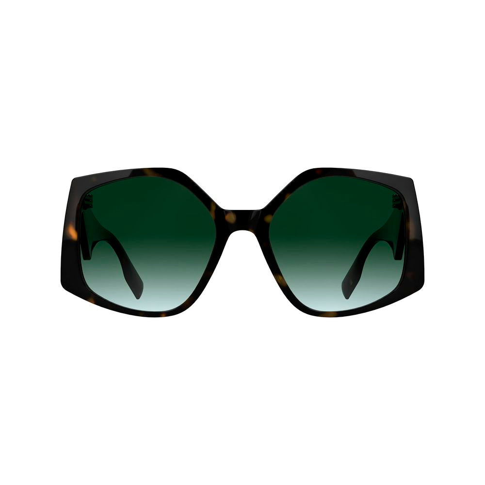 Brown Injected Sunglasses