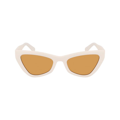 White Injected Sunglasses